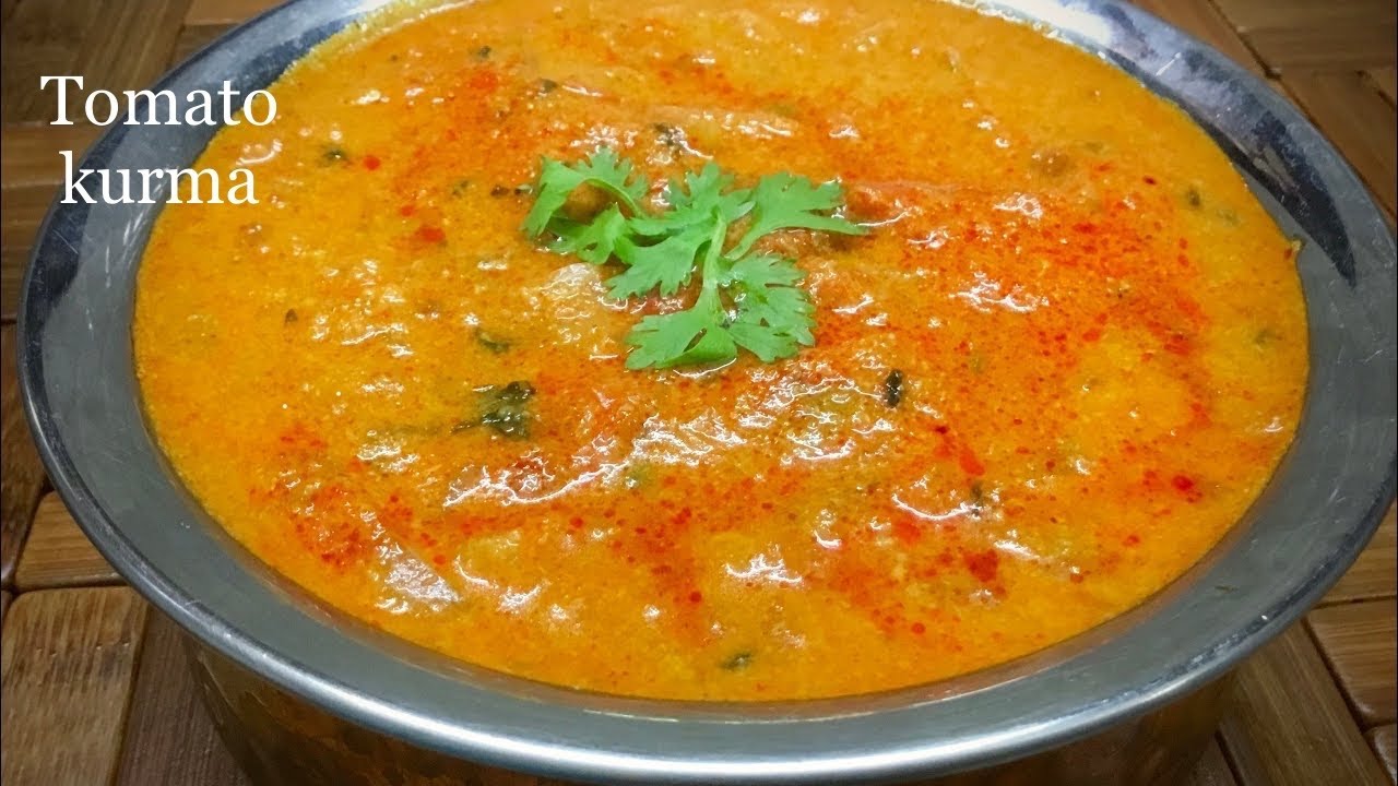 தக்காளி குருமா/Thakkali kurma/How to make Tomato kurma/Tomato kurma recipe in Tamil /தக்காளிகுழம்பு