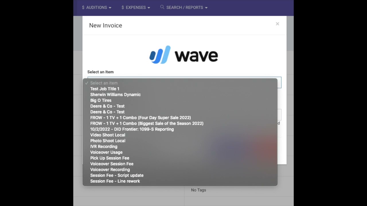Waveapps Feature Update : Video 3 - How the Waveapps invoicing functionality has changed in VOV