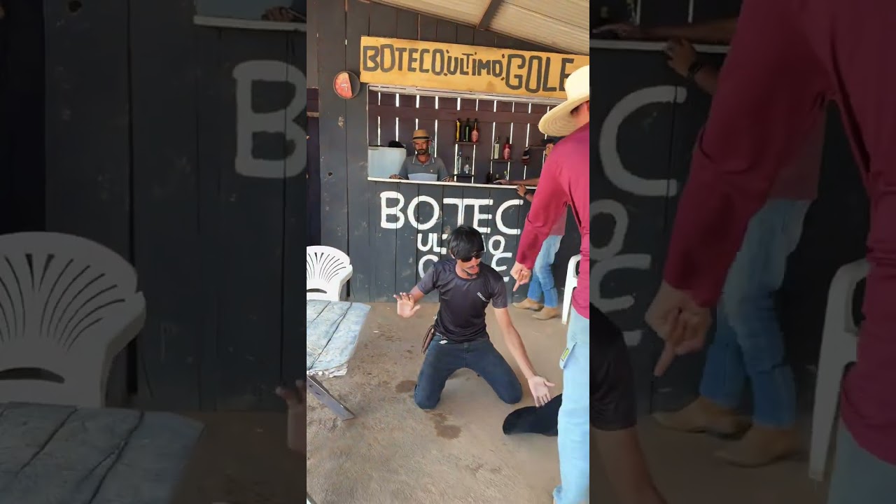 O Miguel foi mexer com quem não devia no bar