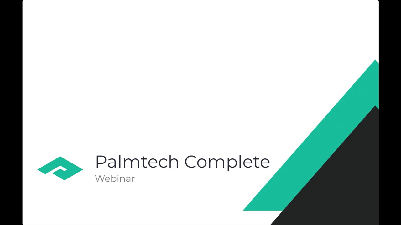 Palmtech Complete Webinar