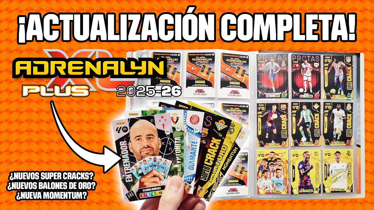 ¿Nuevos Balones de Oro? ¿Nuevas Momentum? ¡Actualización de Adrenalyn XL 2025-26! *PREDICCIÓN*