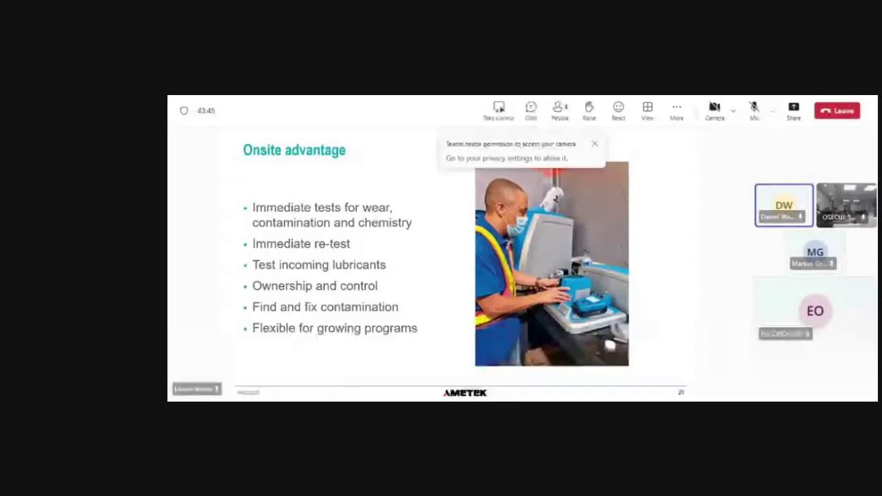 Benefits of Onsite Oil Analysis
