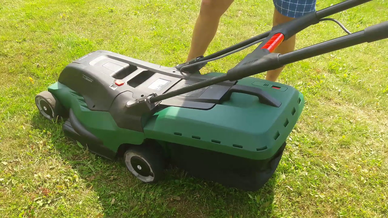 Advancedrotak 750 обзор электрической косилки Bosch 2018 года / Bosch Advanced Rotak 750.