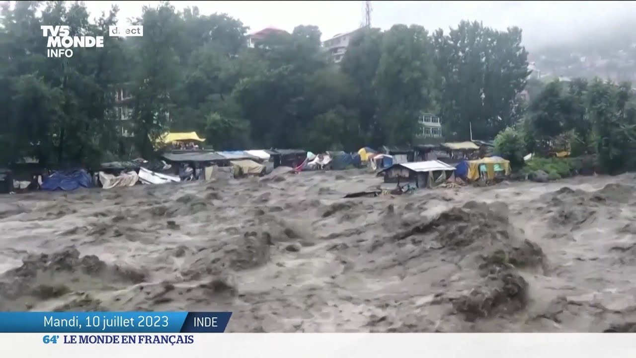 Inde : une mousson record provoque des inondations
