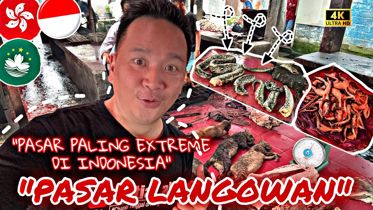 PASAR LANGOWAN,. PASAR PALING EXTRIM DI INDONESIA