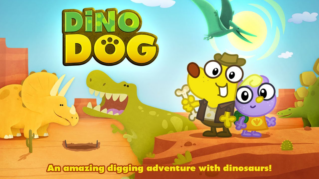 Dino Dog - A Digging Adventure with Dinosaurs! - Best App For Kids - iPhone/iPad/iPod Touch