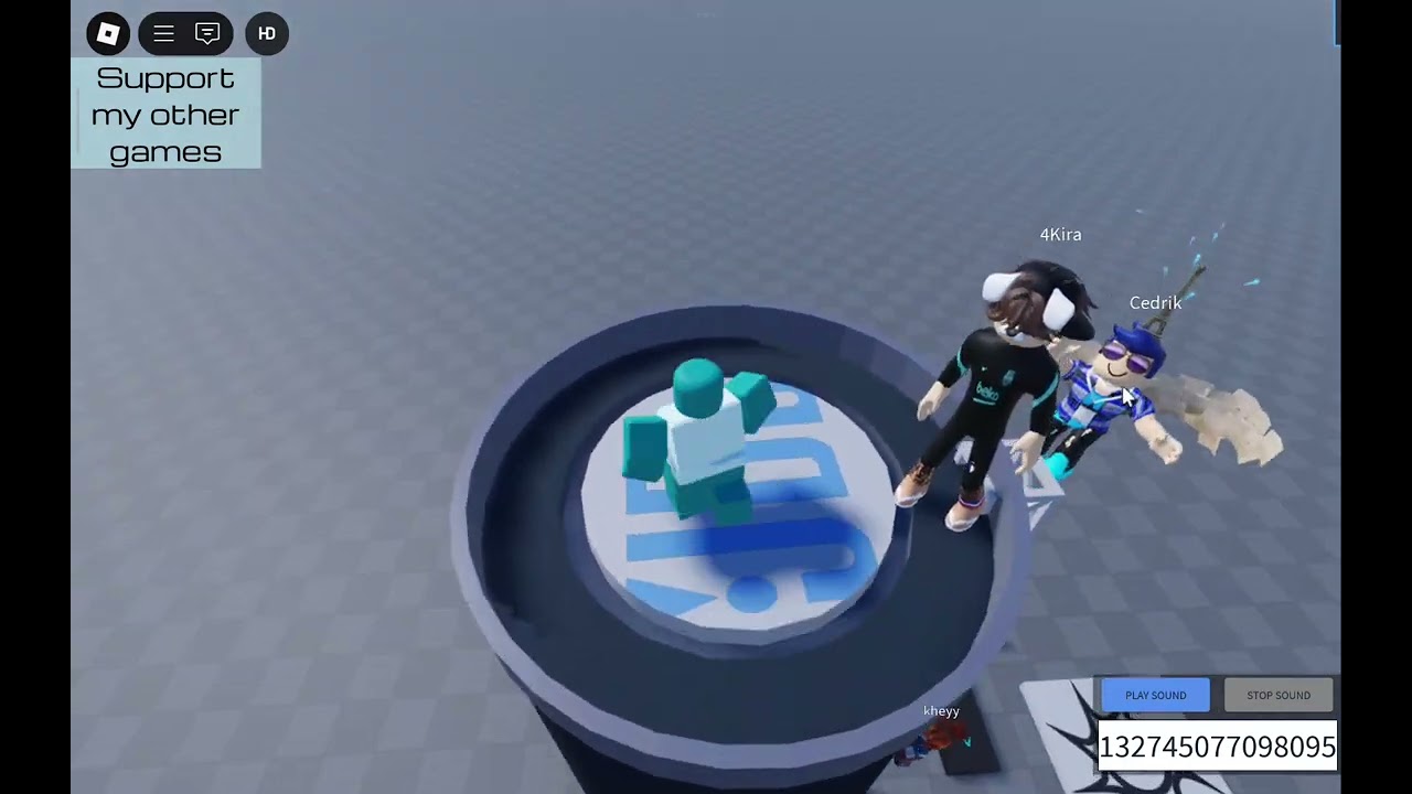 Roblox Giant JBL flip 5  bass test