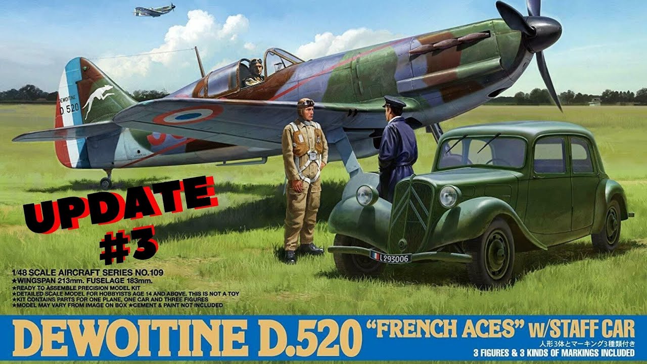 1/48 Tamiya Dewoitine D.520 Update 3.