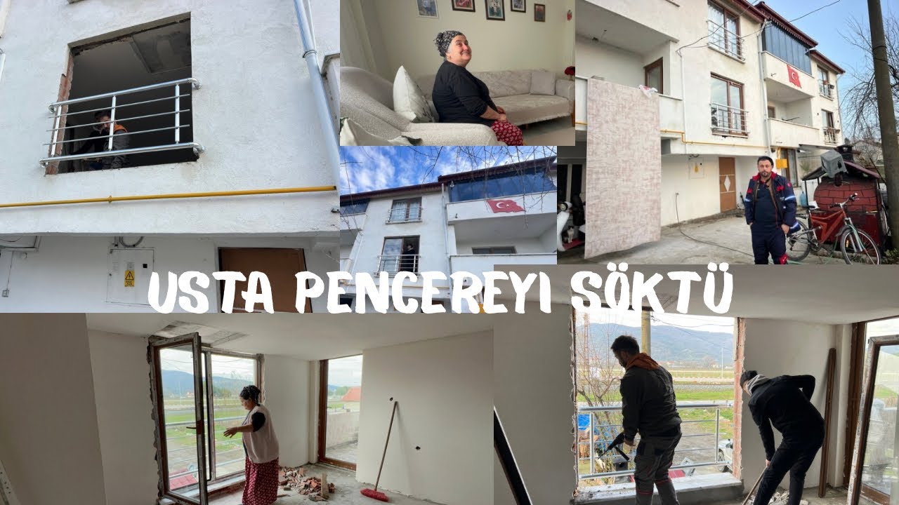 Para yetmedi!!!usta pencereyi söktü😱😱Eyvah battık mi simdi🙈