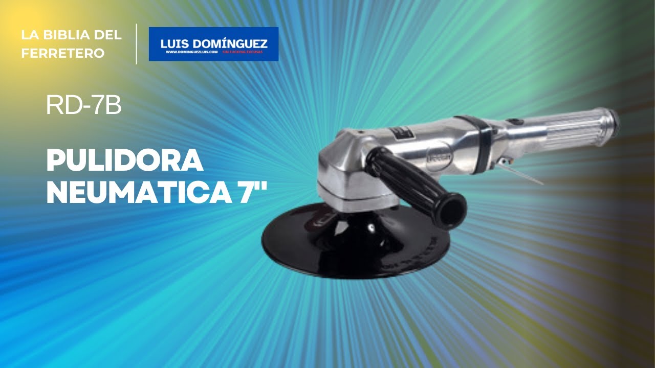 Open Box: Pulidora Neumática de 7'' RD-7B 🚀