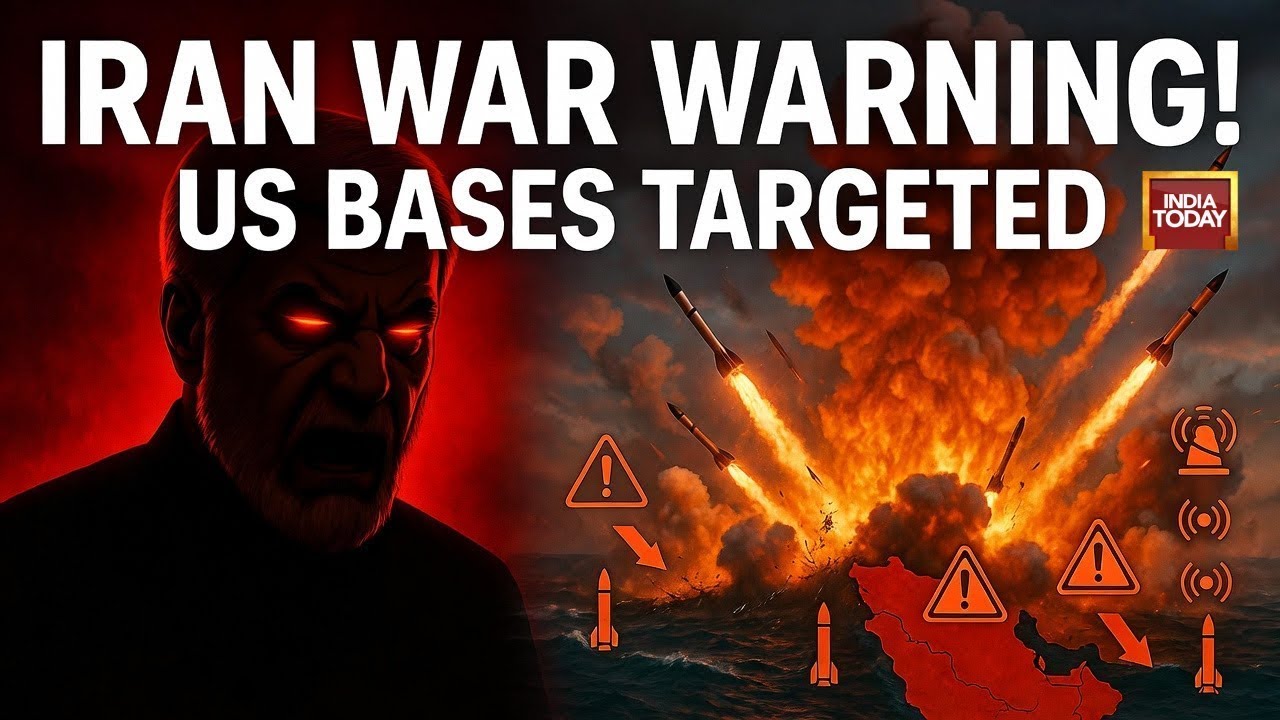 LIVE: Iran Threatens US Bases In Gulf As 'Legitimate Targets' Amid Trump Threats | Iran Unrest LIVE