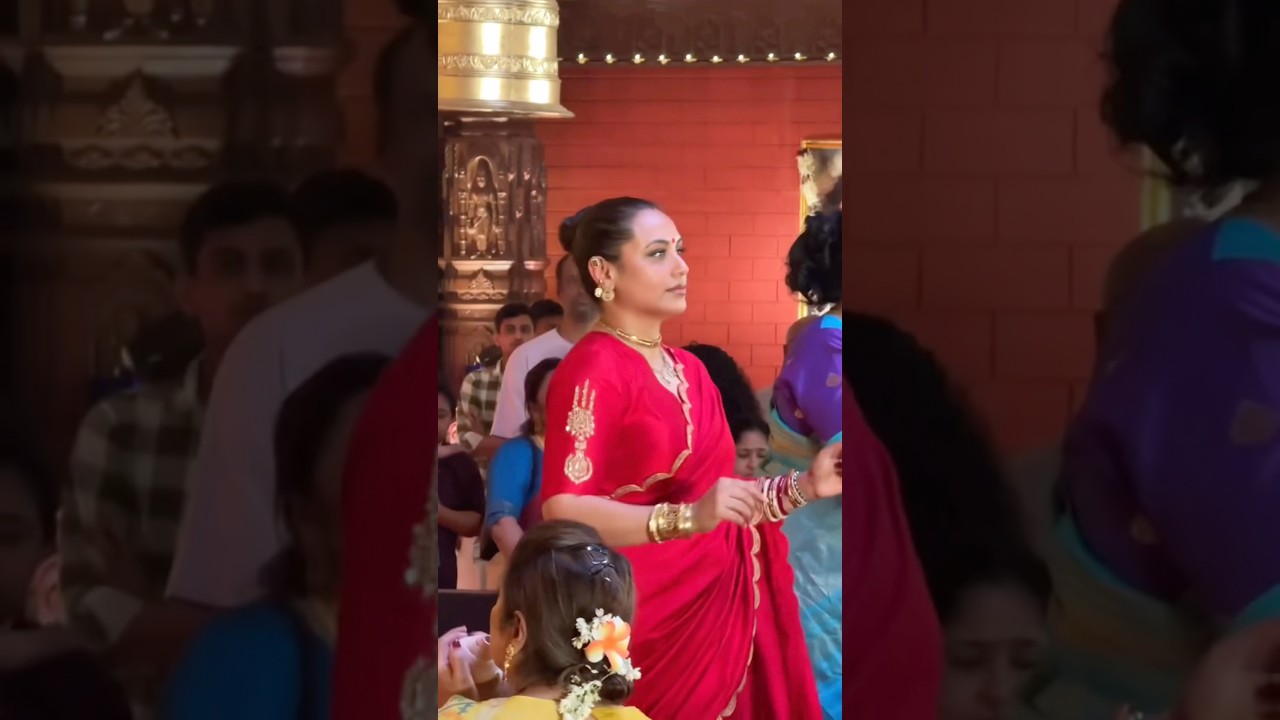 Durga pujo | North Bombay Durga puja | 2025 | Rani Mukherji