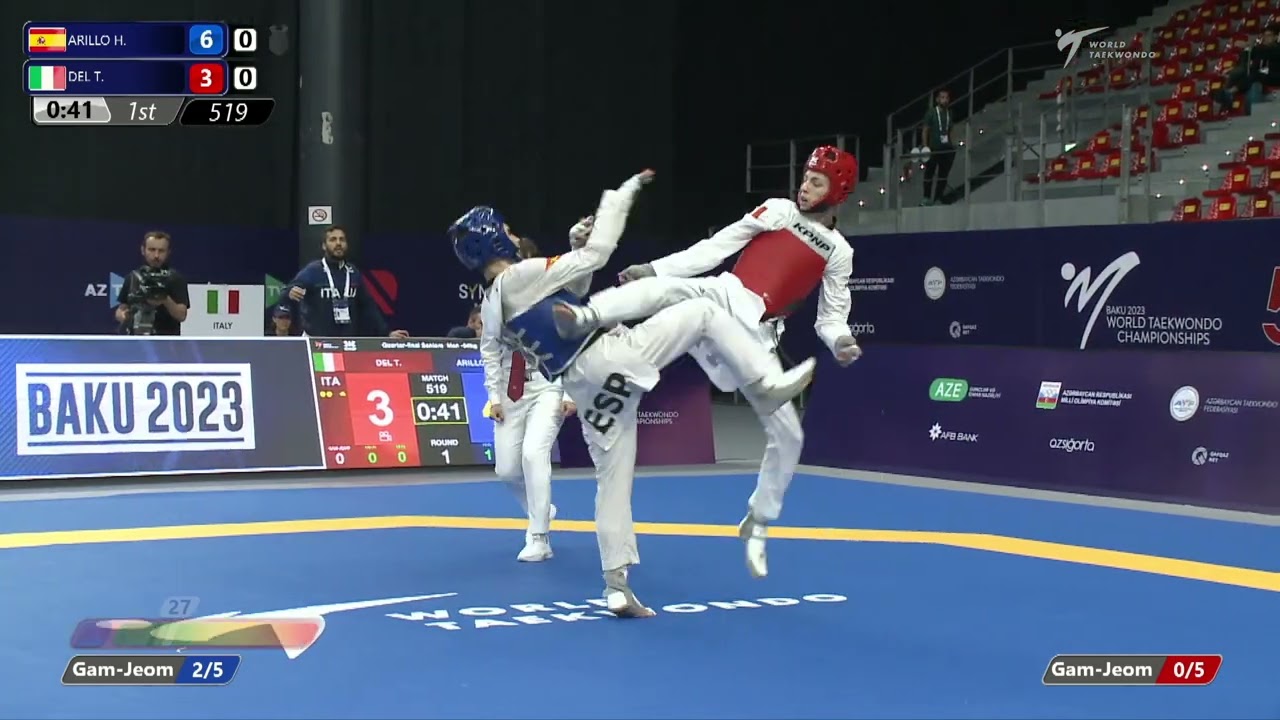 519 Quarter final Men  54kg ESP ARILLO H  ITA DEL T
