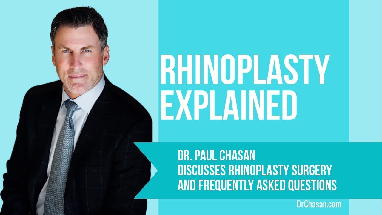 Rhinoplasty Surgery Explained by Dr. Paul Chasan, San Diego Plastic Surgeon [Video]