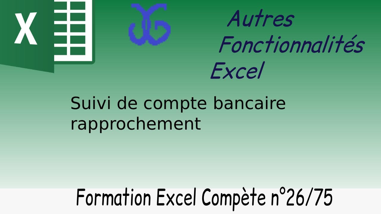 Suivi de compte bancaire, avec le rapprochement
