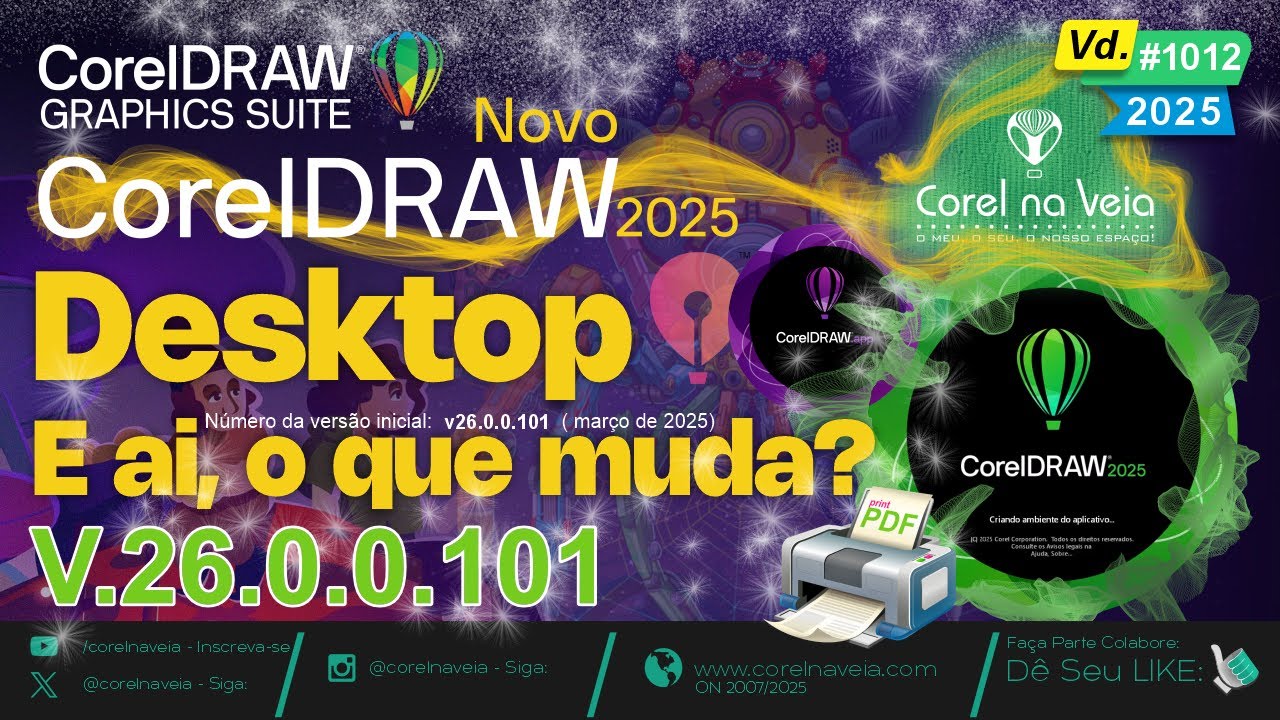 CorelDRAW Graphics Suite 2025 V26 Desktop E Ai O Que Muda Avalização Básica