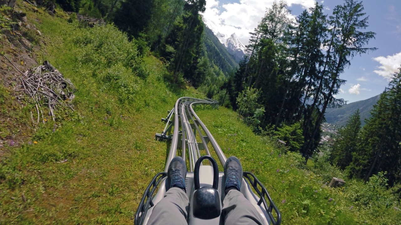 Альпийская горка Chamonix Mont Blanc | 4K | Франция