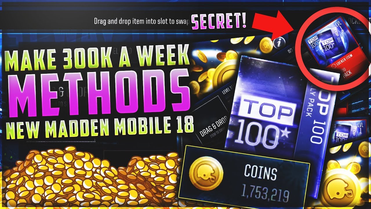SECRET WAYS TO MAKE MILLIONS IN MADDEN MOBILE 18 and NEW EA CHANGES!