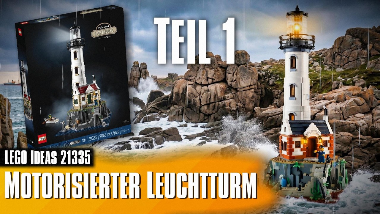 LEGO Ideas 21335 - Motorisierter Leuchtturm (2022) | Aufbau - Live-Bauen #1