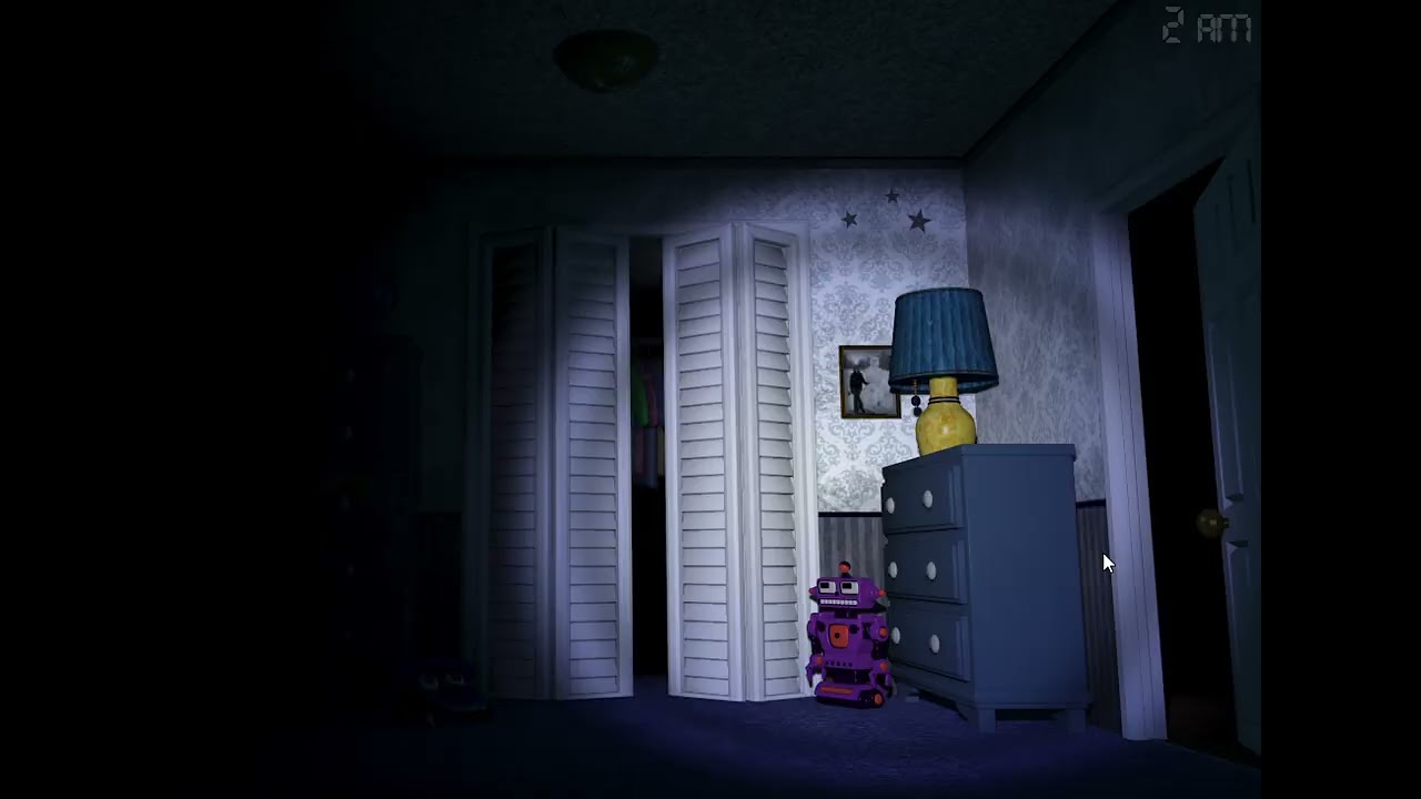 SOY PRINCIAPANTE EN FNAF 4😬(perdí pero casi me lo lo paso)