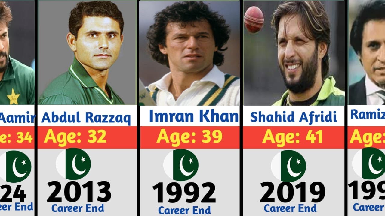 Goodbye 👋Famous Pakistani Legends | Retirement Age Of Pakistani Cricket Stars