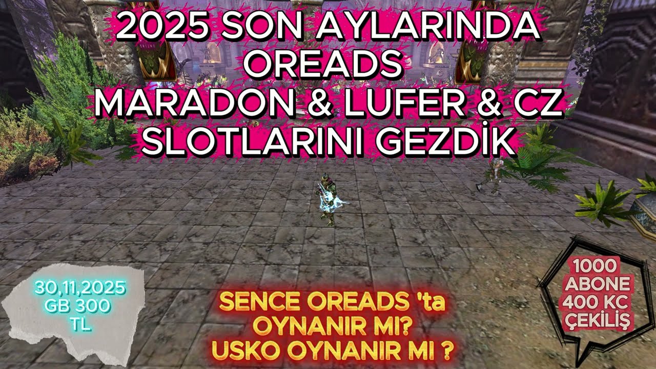 Knight Online WE VISITED OREADS SLOTS IN THE LAST MONTHS OF 2025