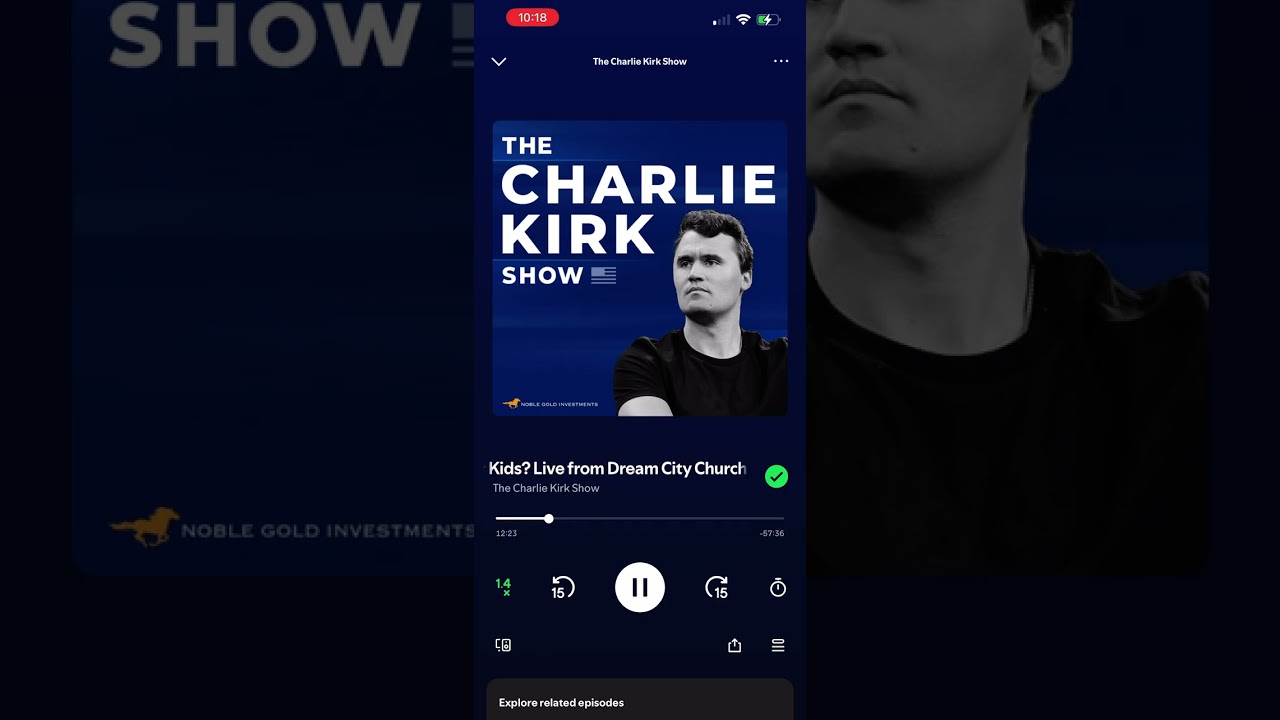 Charlie Kirk answers questions @ church w/ George Barna, ￼June 2024