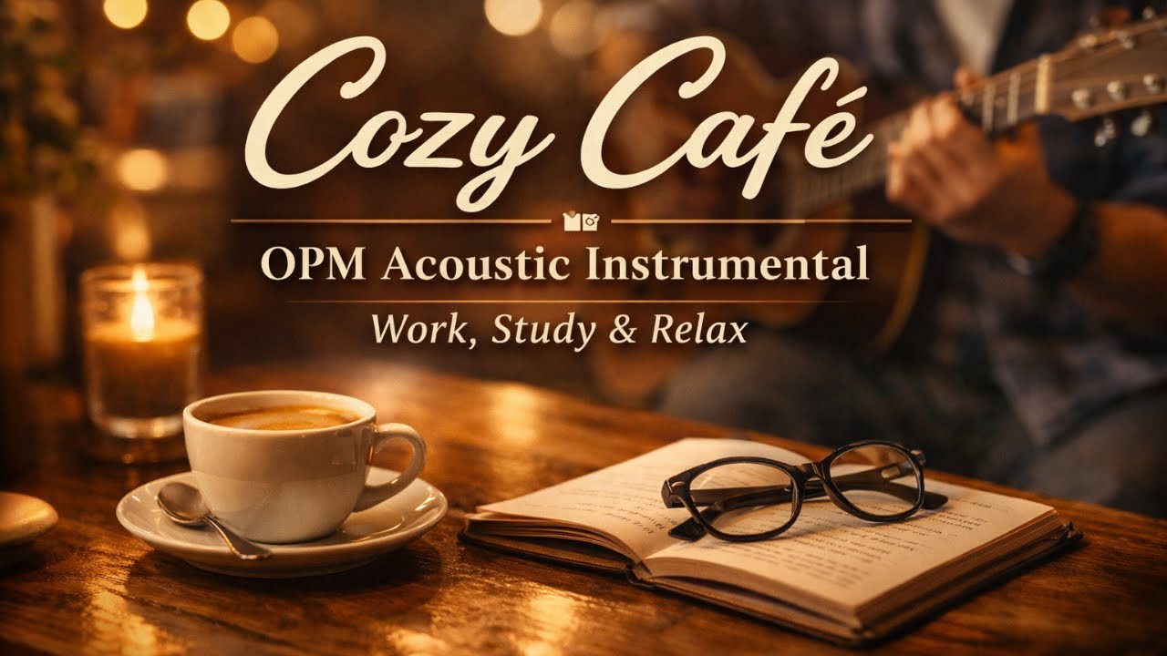 Cozy Café OPM Acoustic Instrumental (NO ADS)| Work, Study & Relax