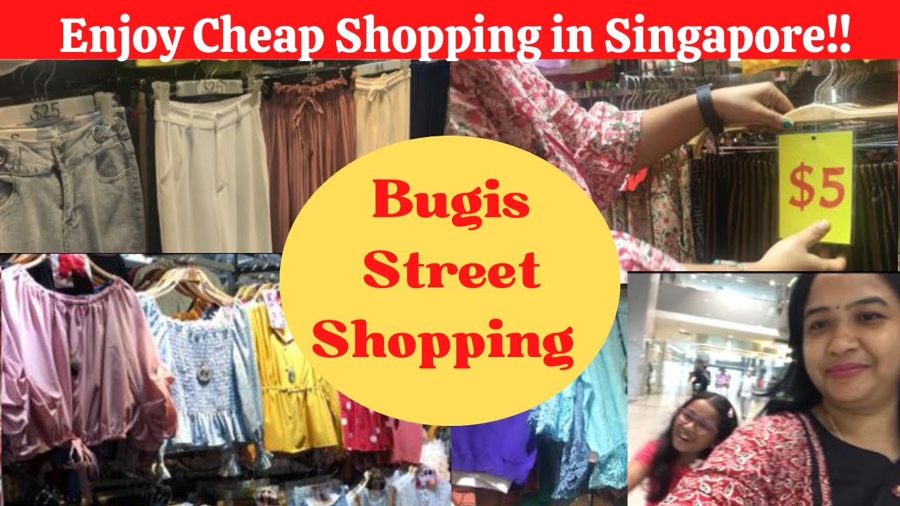 😍Bugis Street Shopping 🛍 Singapore's Cheapest shopping street| Western Dress Collections 💃