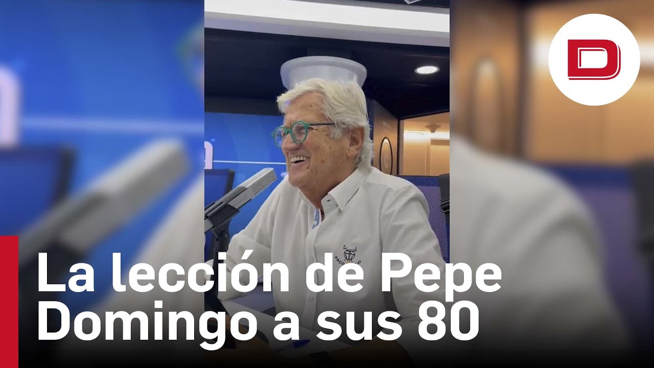 La lección de vida de Pepe Domingo Castaño al cumplir 80 años