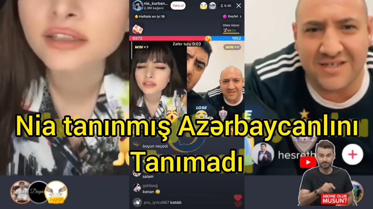 Nia Kurbanova Ənvəri tanımadı Nia Həsrət Həsrətov  Adəm