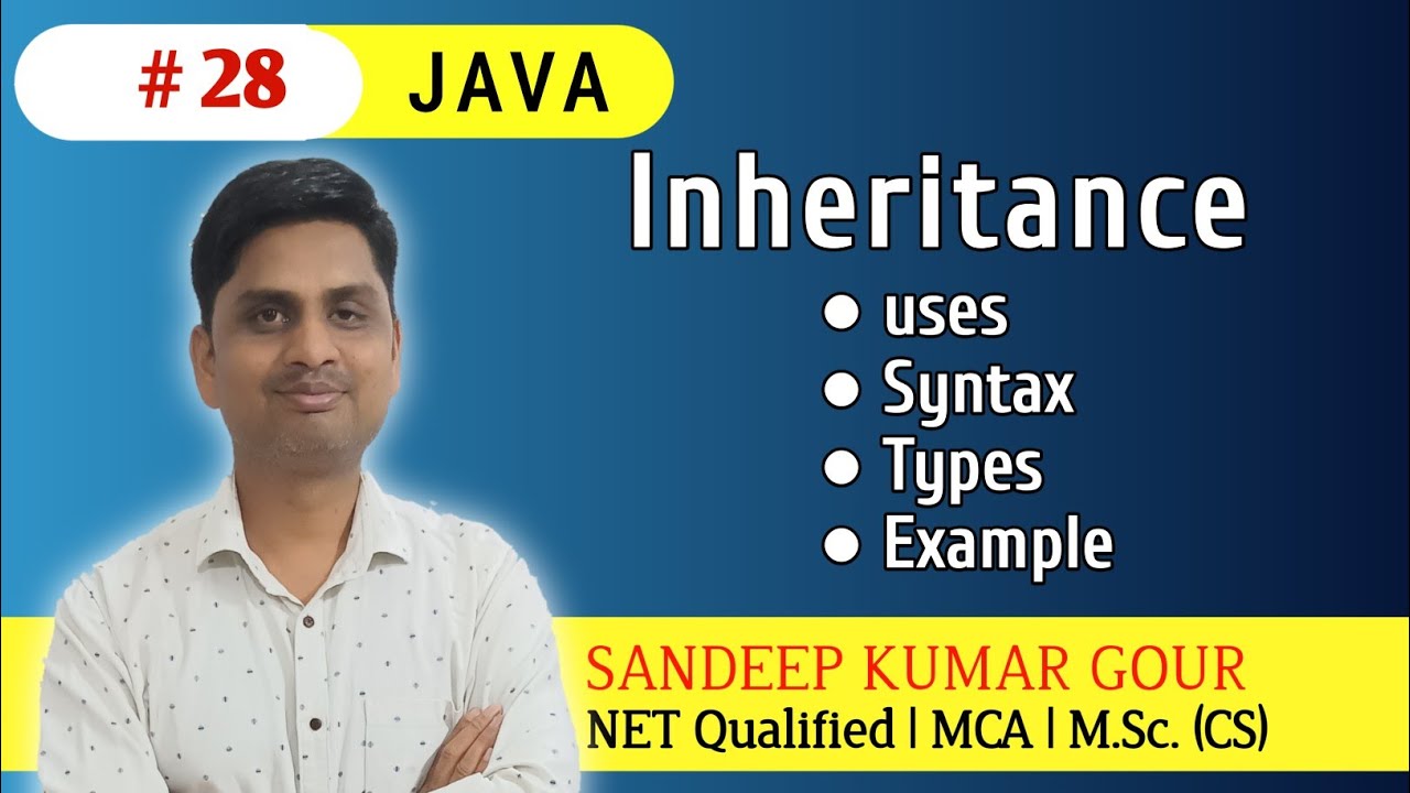 Inheritance in JAVA | Types of inheritance in java