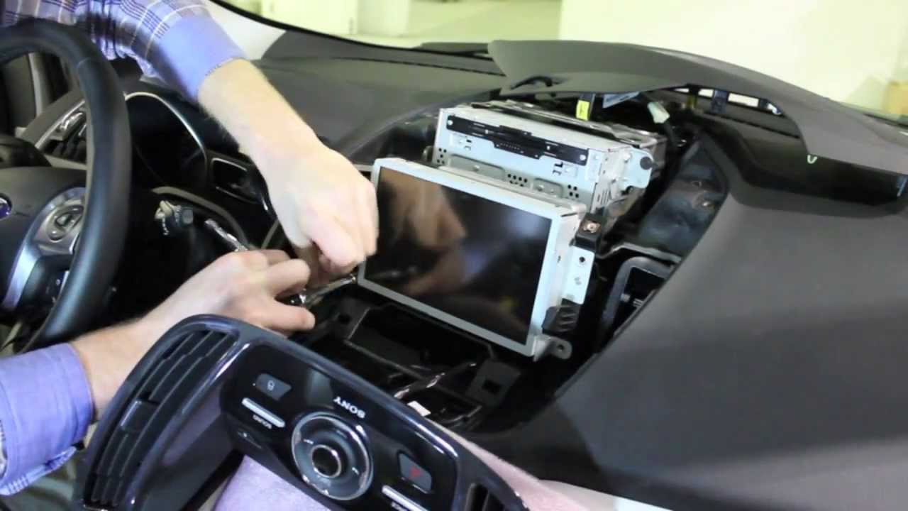 2013 Ford Escape MyFord Touch Screen Removal