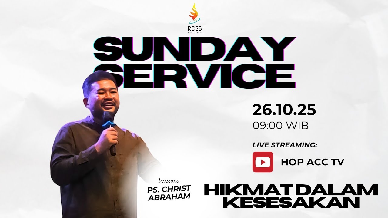 Hikmat Dalam Kesesakan - Ps. Christ Abraham (Ibadah Online HOP ACC - Minggu, 26 Oktober 2025)