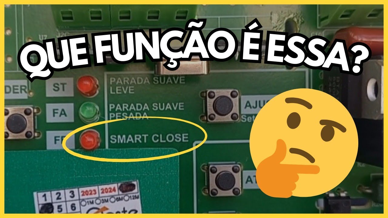 Função SMART CLOSE no motor Rossi. Como configurar o smart close no motor Rossi?
