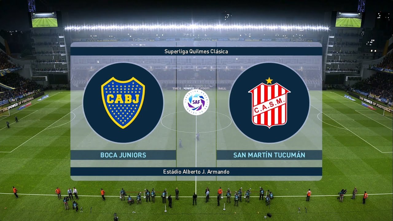 PES 2019 - Boca Juniors vs. San Martín (Tucumán)