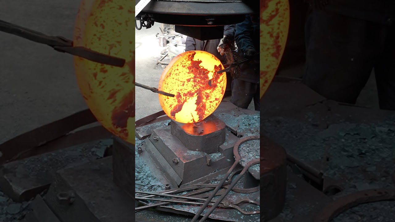 Inside the global forge hub factory Open-Die Forging of Pressure Vessel Components #forging #forge