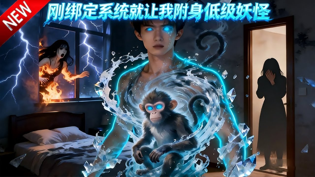 💥【新番上线】穿越者叶丛亮觉醒“附身系统”，能从山海经中召唤妖鬼附身，他一面抵御诡异复苏，一面揭开自身与系统背后的成神之谜《刚绑定系统，就让我附身低级妖怪》全集 Multi SUB #漫剧 #动漫魔女