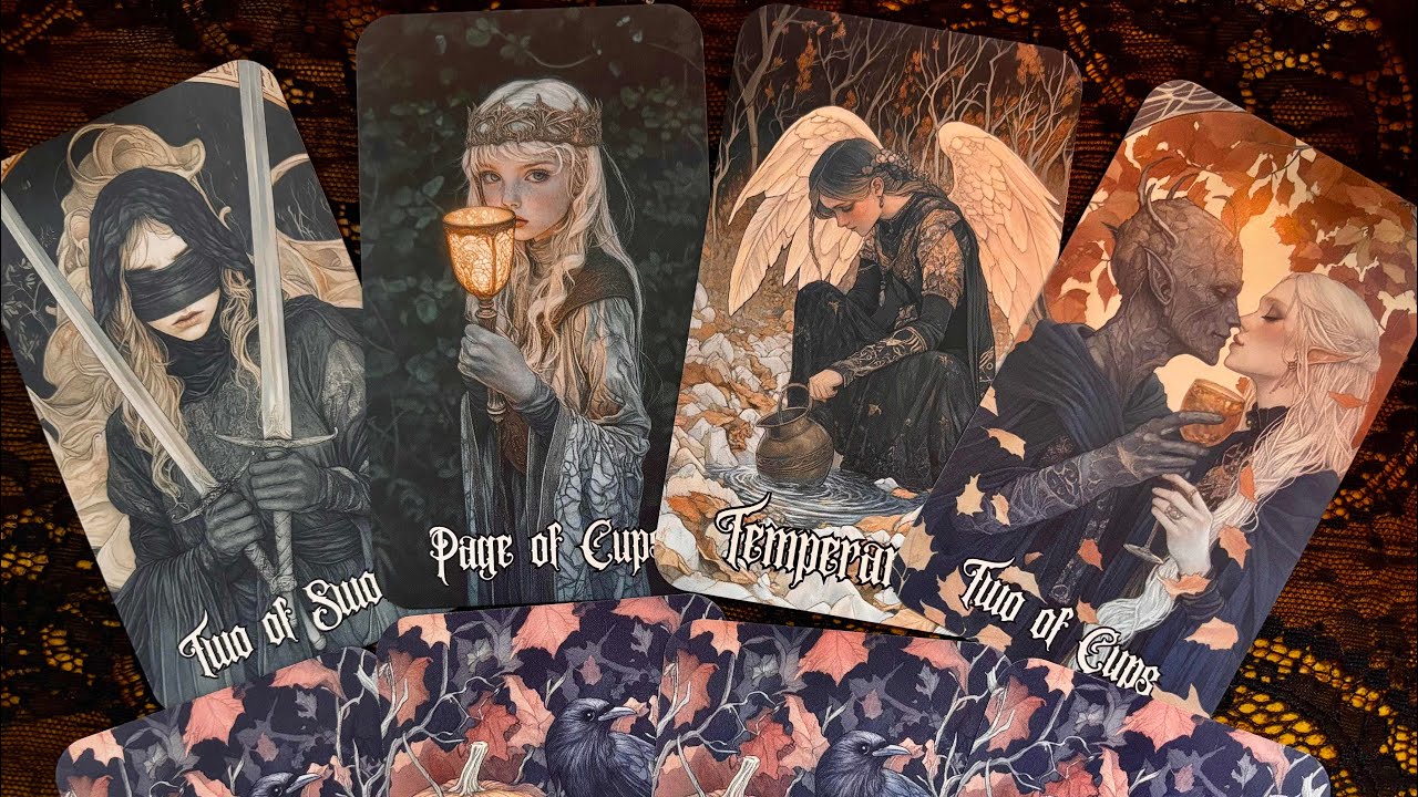 Великолепная новинка от Хэтти Торн 🍁🪾”Hallowmere Tarot” 🪾🍁 Обзор колоды Таро.