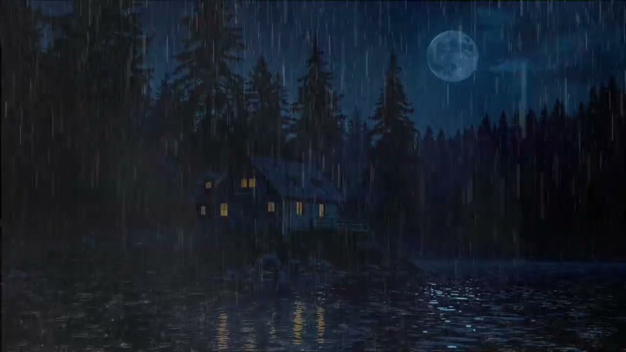 Relaxing Rainy Night at the Lake House | Perfect Sleep Ambience