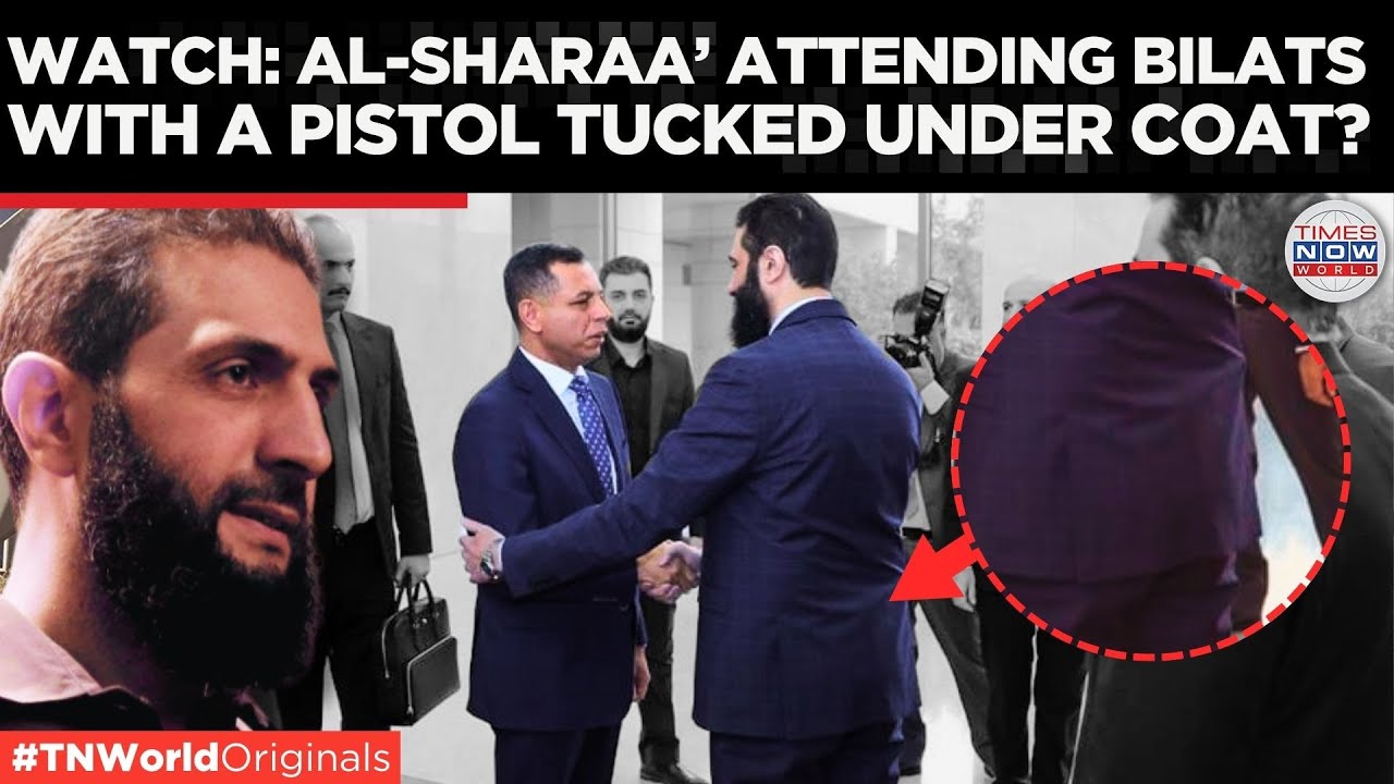 Did Al-Sharaa Conceal a Weapon During Meeting With Iraqi Intelligence Chief? | Times Now World