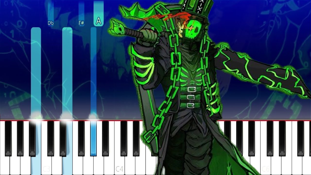 Through Patches of Violet (Hacklord 1x1x1x1 LMS) - FORSAKEN OST (Piano Tutorial) Mili