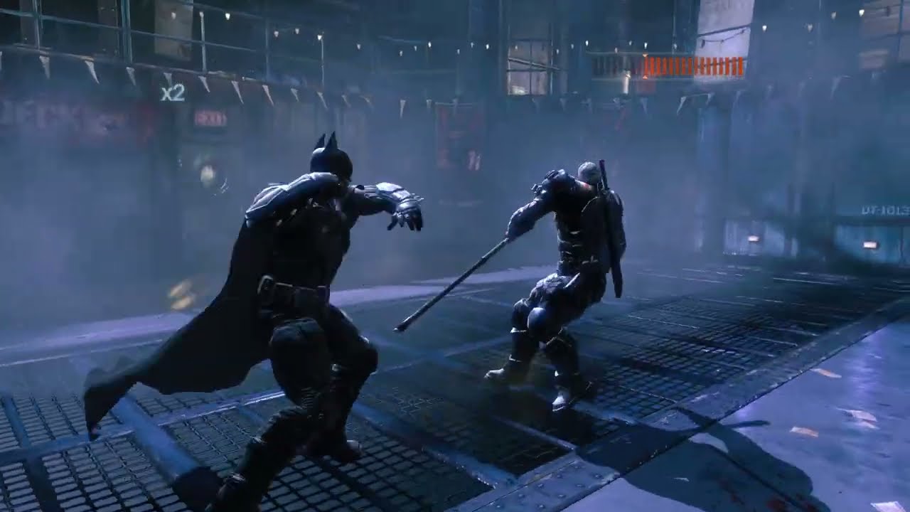 Batman vs Deathstroke Boss fight (NO DAMAGE ❗❗) Batman arkham origins