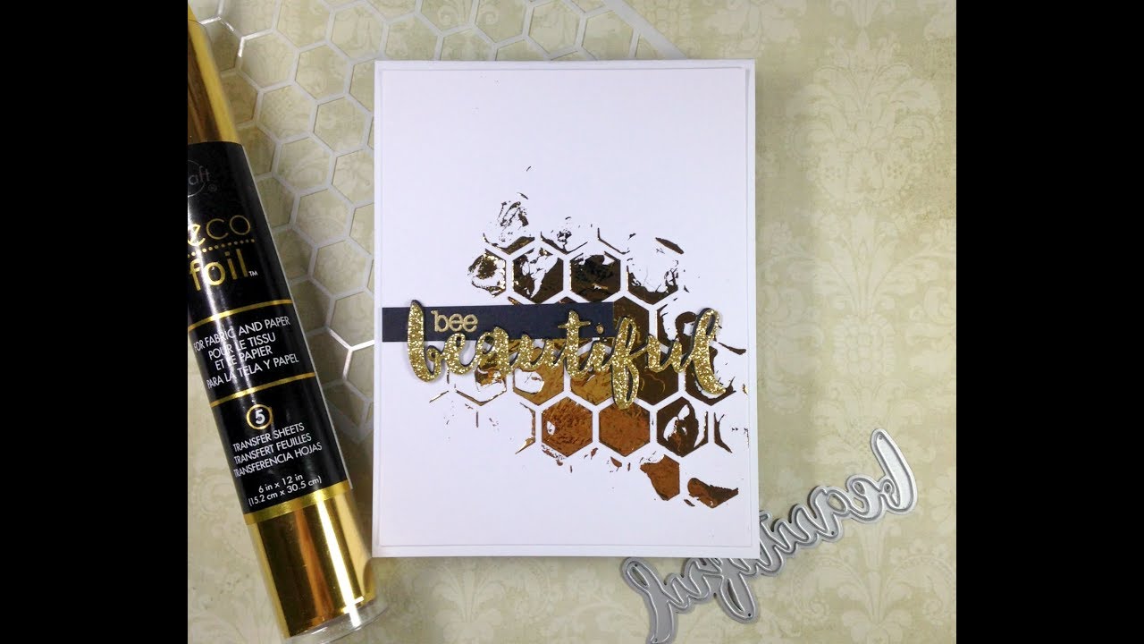 Foiling with stencils