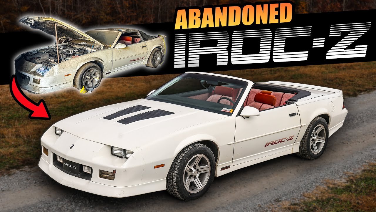 ABANDONED Camaro IROC-Z Rescued After 28 Years! Will It Run and Drive?
