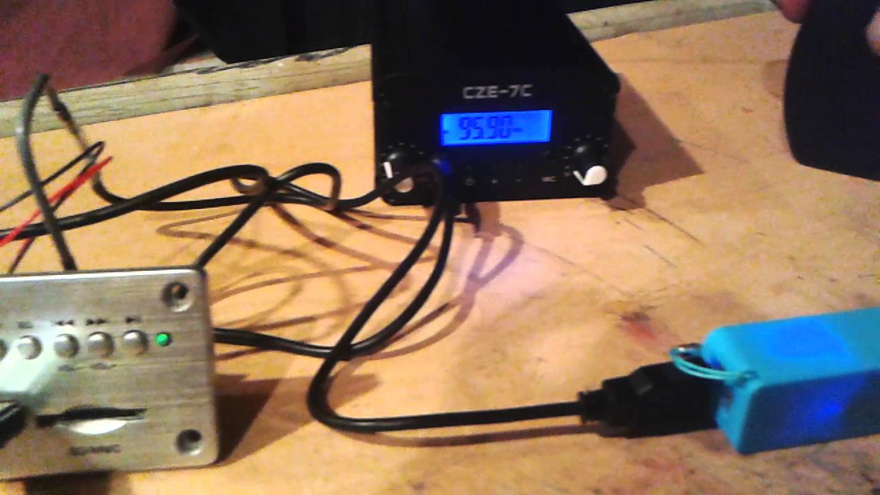 New fm stereo transmitter. CZE-7C