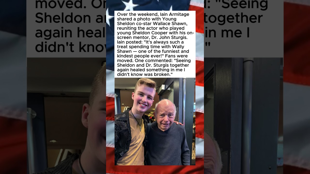 YOUNG SHELDON REUNION HEALS FANS' HEARTS❤️🥹