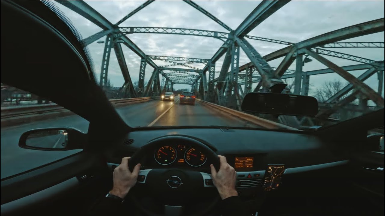 District XXI. | POV drive in Budapest | Opel Astra H GTC | Binaural audio