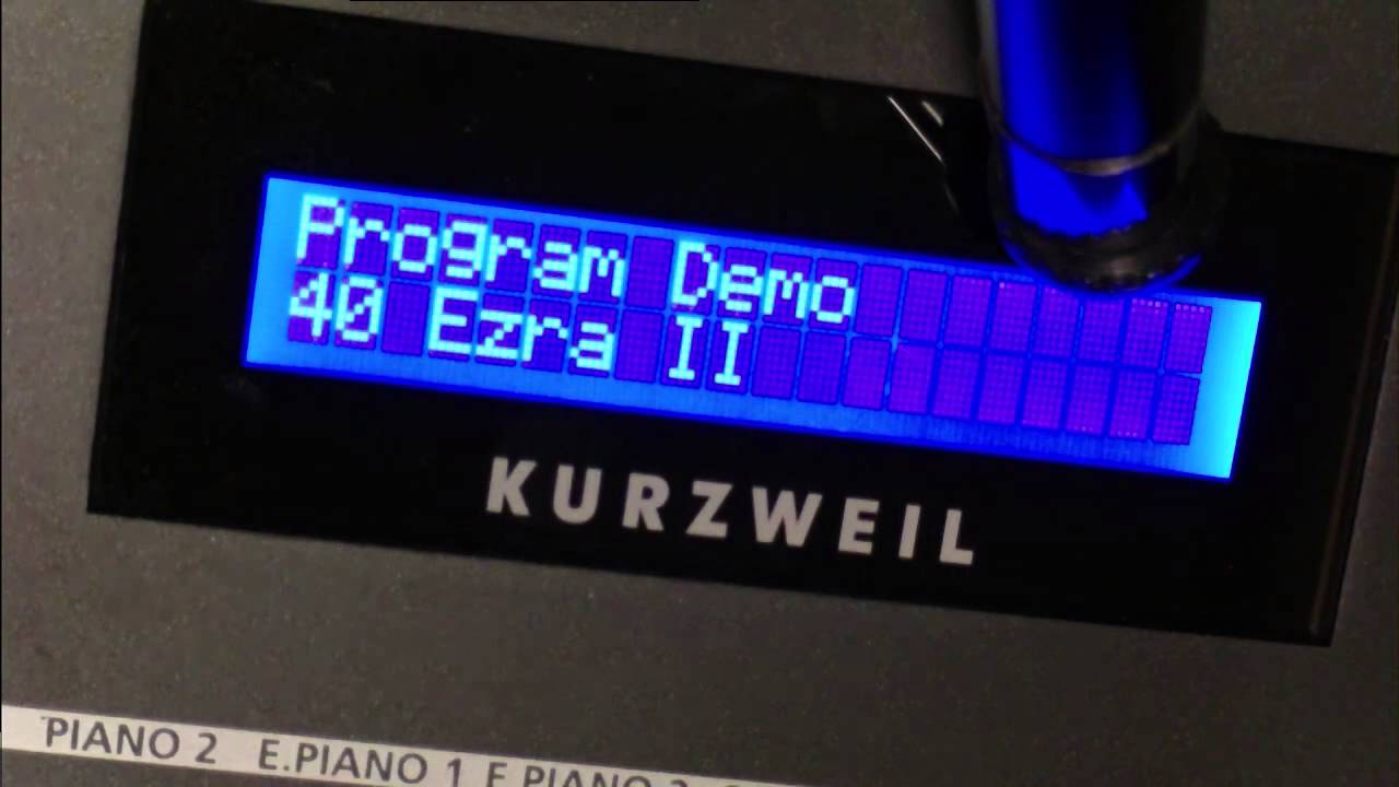 Kurzweil Artis SE - The 128 programs of Bank A - DEMO