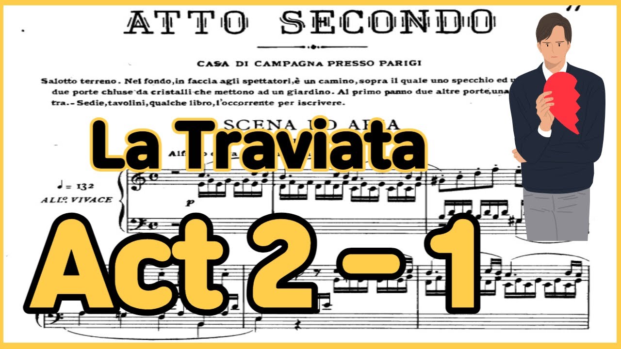 La Traviata - [Act 2 - 1] 'G.Verdi' Piano Accompaniment 라 트라비아타 2막 1장 피아노 반주